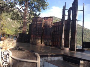 This backdrop is supposed to tell us where we are. Can you figure it out?