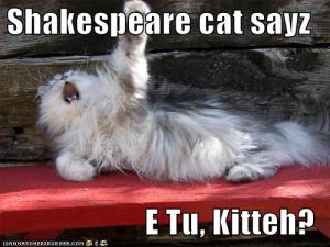 I once put this on the cover of a paper I did on Hamlet. My professor said he'd would have given my an A just or making him laugh